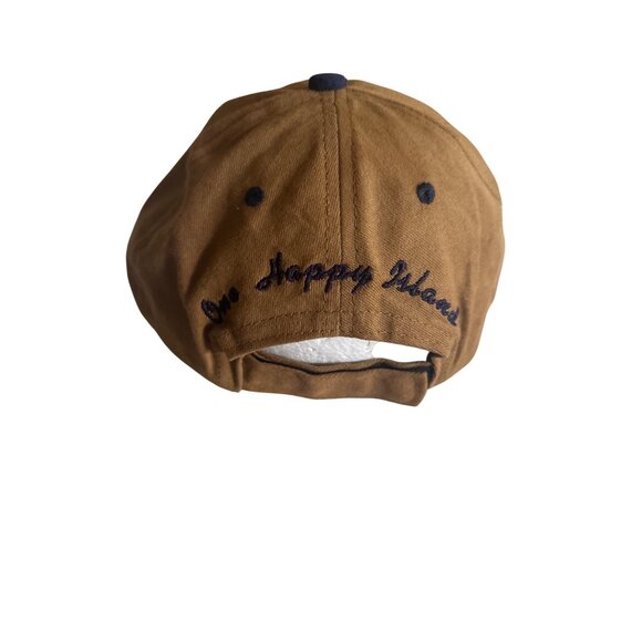 Aruba Brown BaseballCap "One Happy Island" & "Est. 1499" Adjustable Strapback - Picture 4 of 6